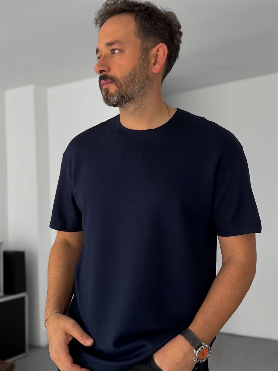 Modal Fabric Lycra Slim Fit T-Shirt