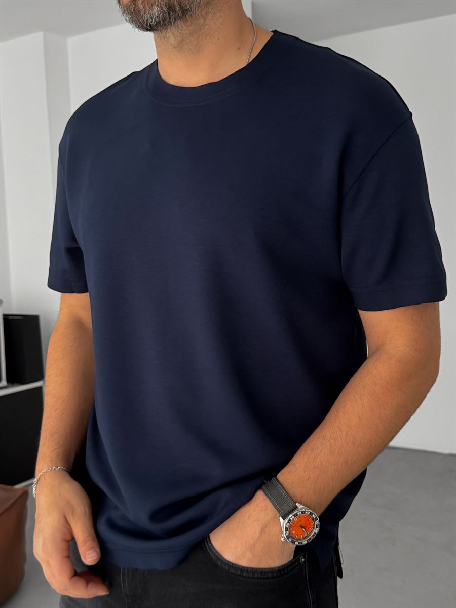 Modal Fabric Lycra Slim Fit T-Shirt