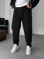 Pleated Gabardine Pants