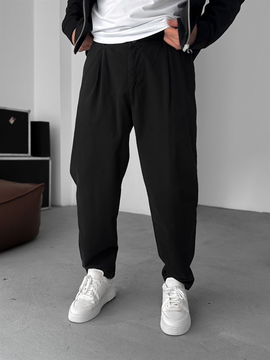Pleated Gabardine Pants