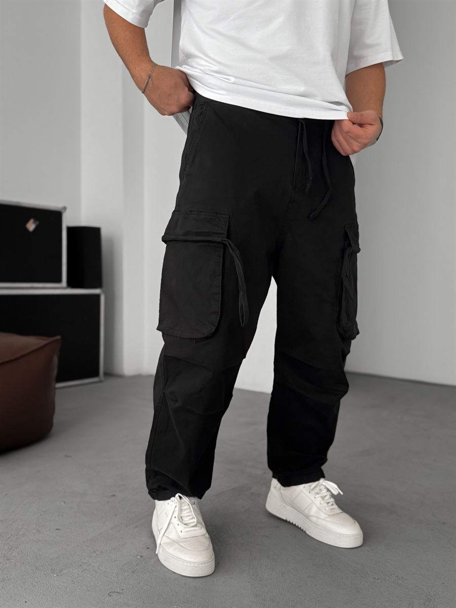 Gabardine Cargo Pants