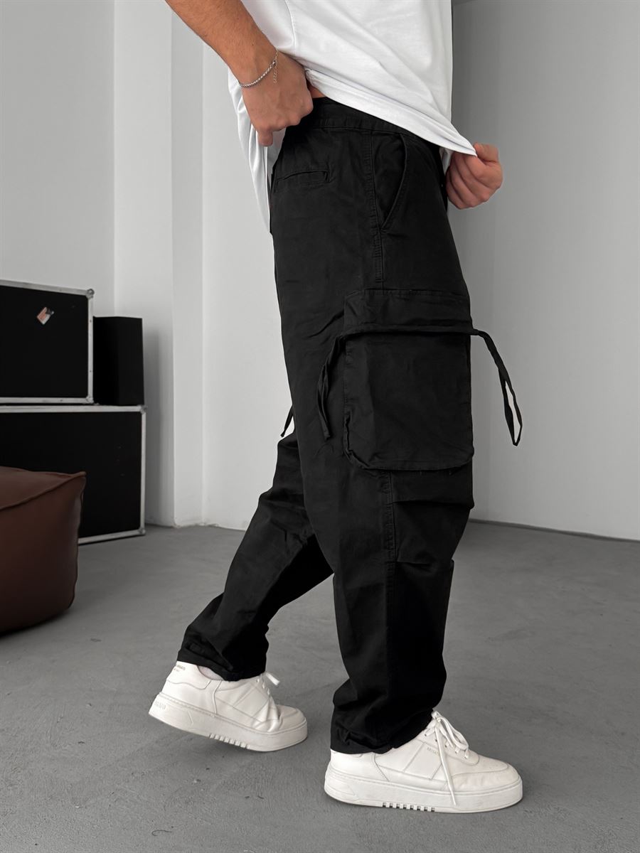 Gabardine Cargo Pants