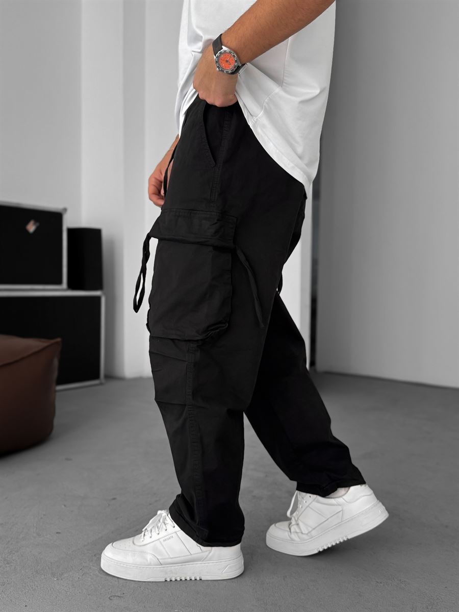 Gabardine Cargo Pants