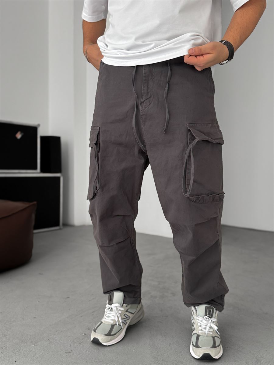 Gabardine Cargo Pants