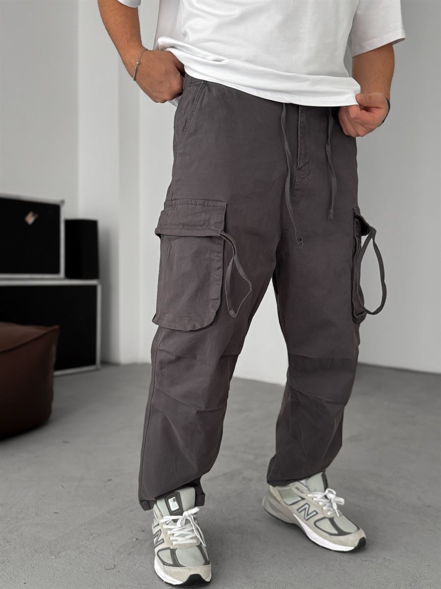 Gabardine Cargo Pants