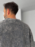 Embroidery Detailed Washed Sweatshirt