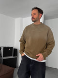 Decide Printed Washed Sweatshirt