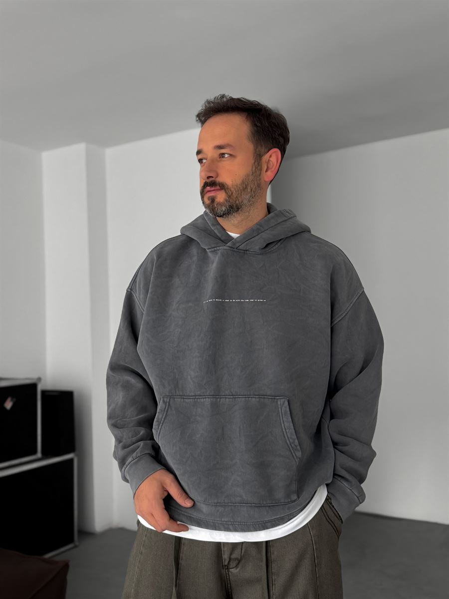 Printed Hooded Sweatshirt