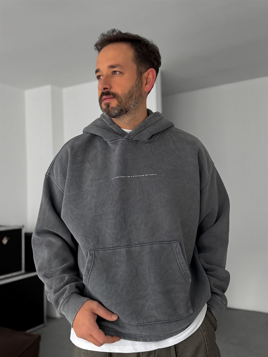 Printed Hooded Sweatshirt