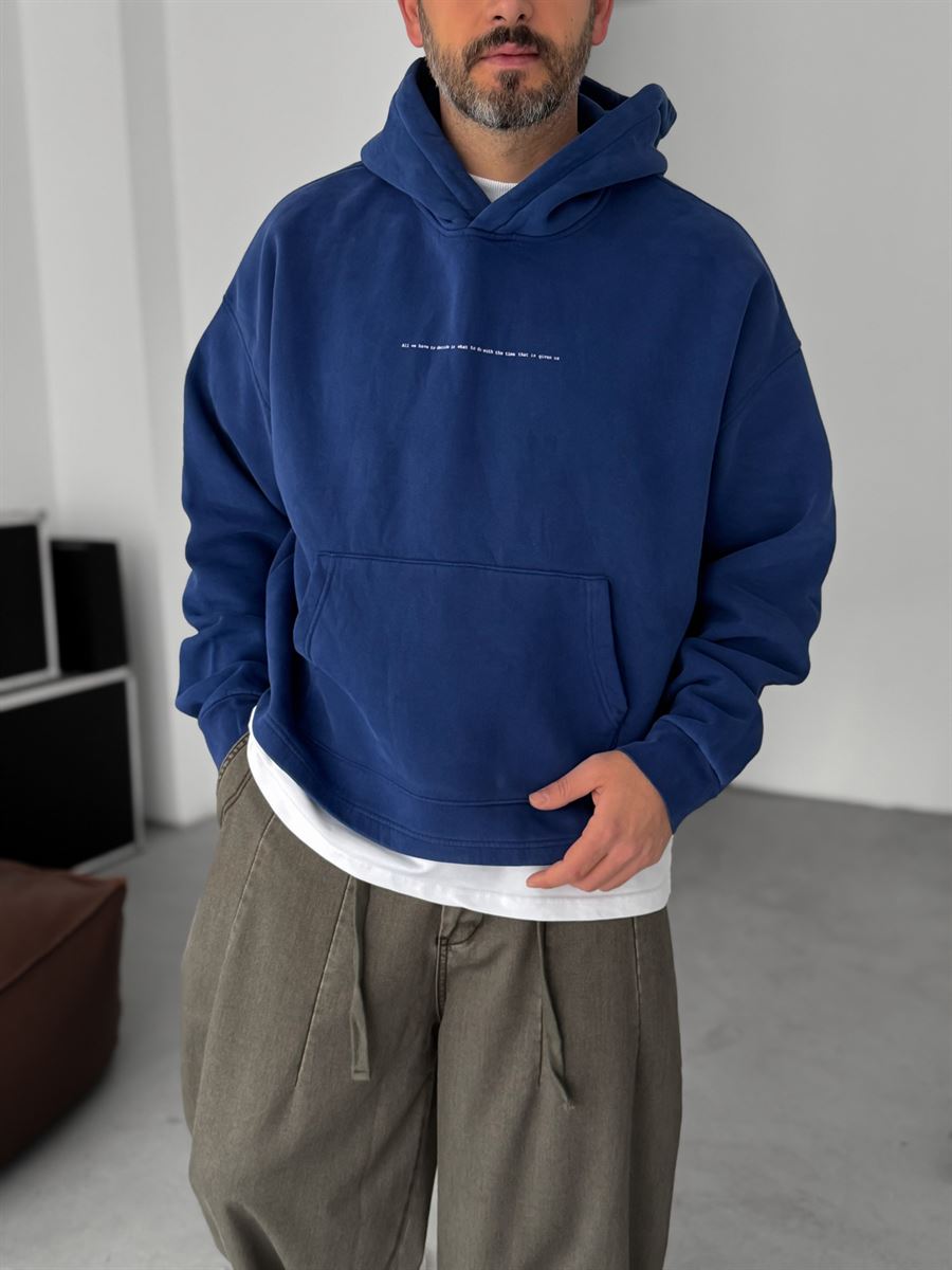 Printed Hooded Sweatshirt