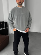 Dreams Embroidered Washed Sweatshirt