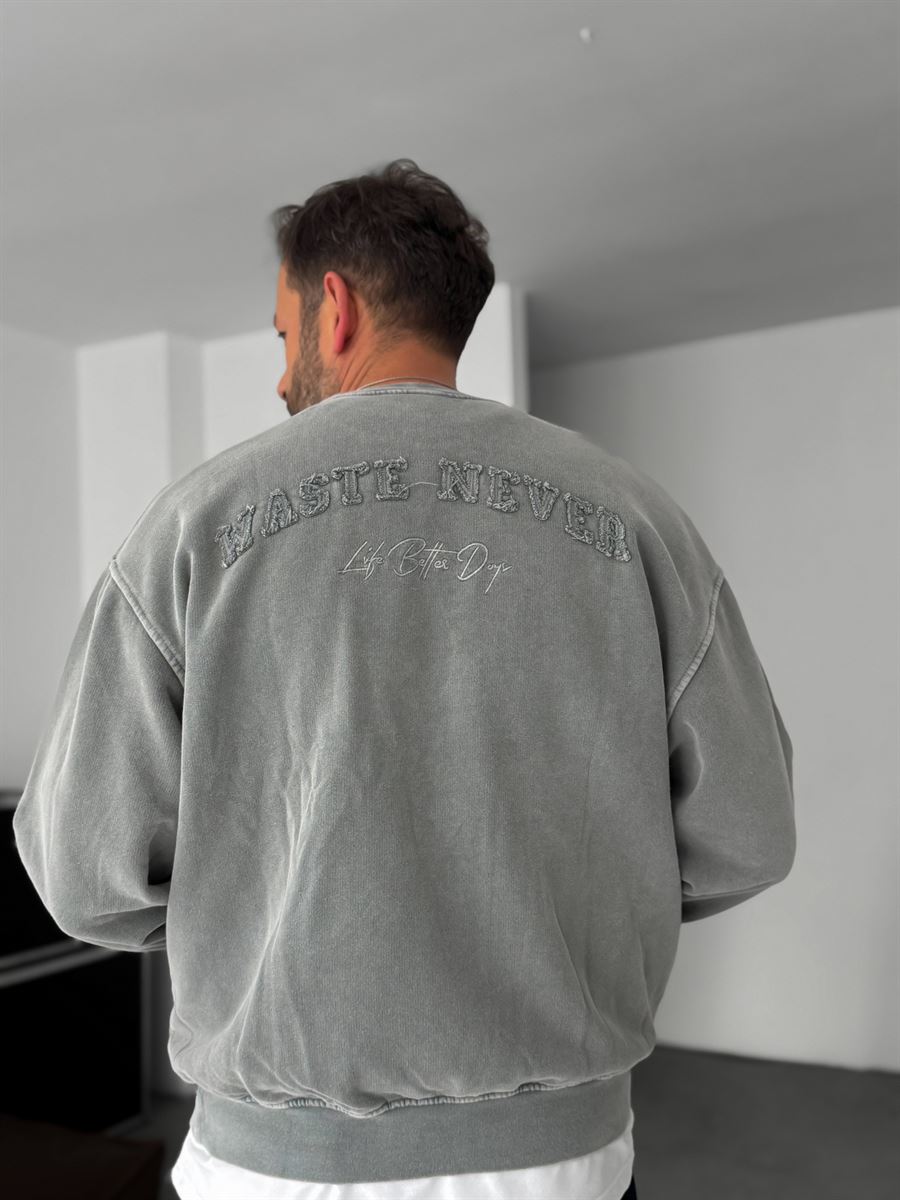 Dreams Embroidered Washed Sweatshirt