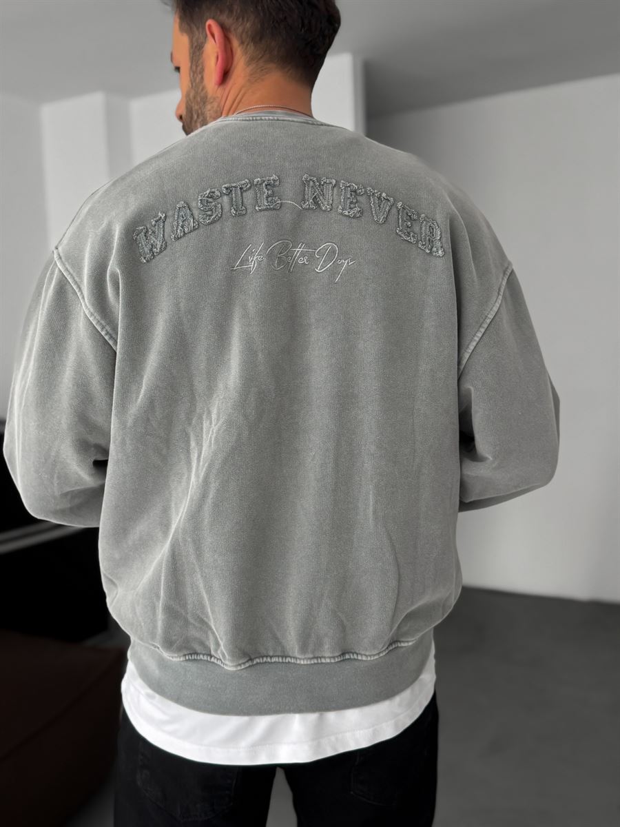 Dreams Embroidered Washed Sweatshirt