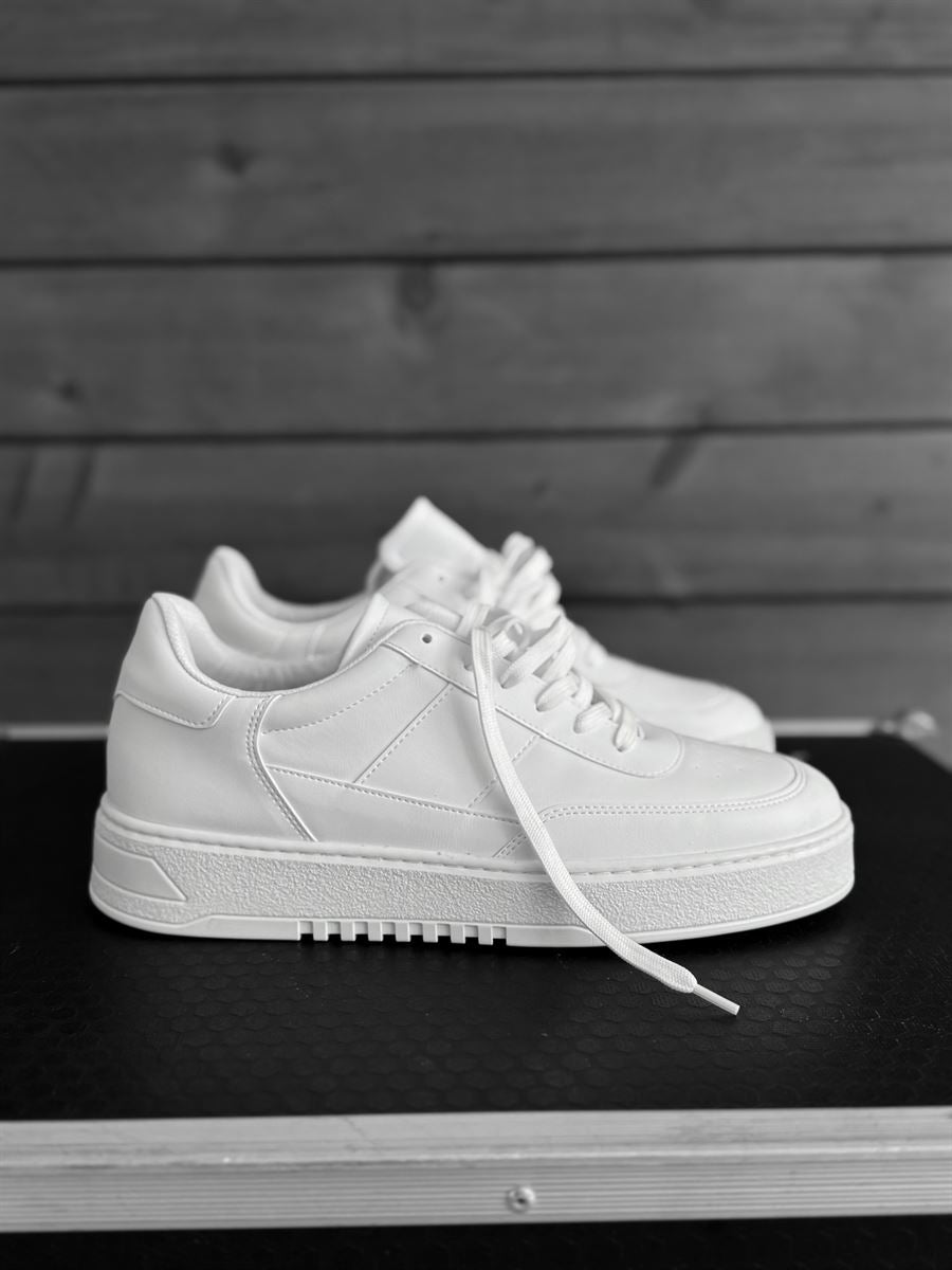Faux Leather Sneakers