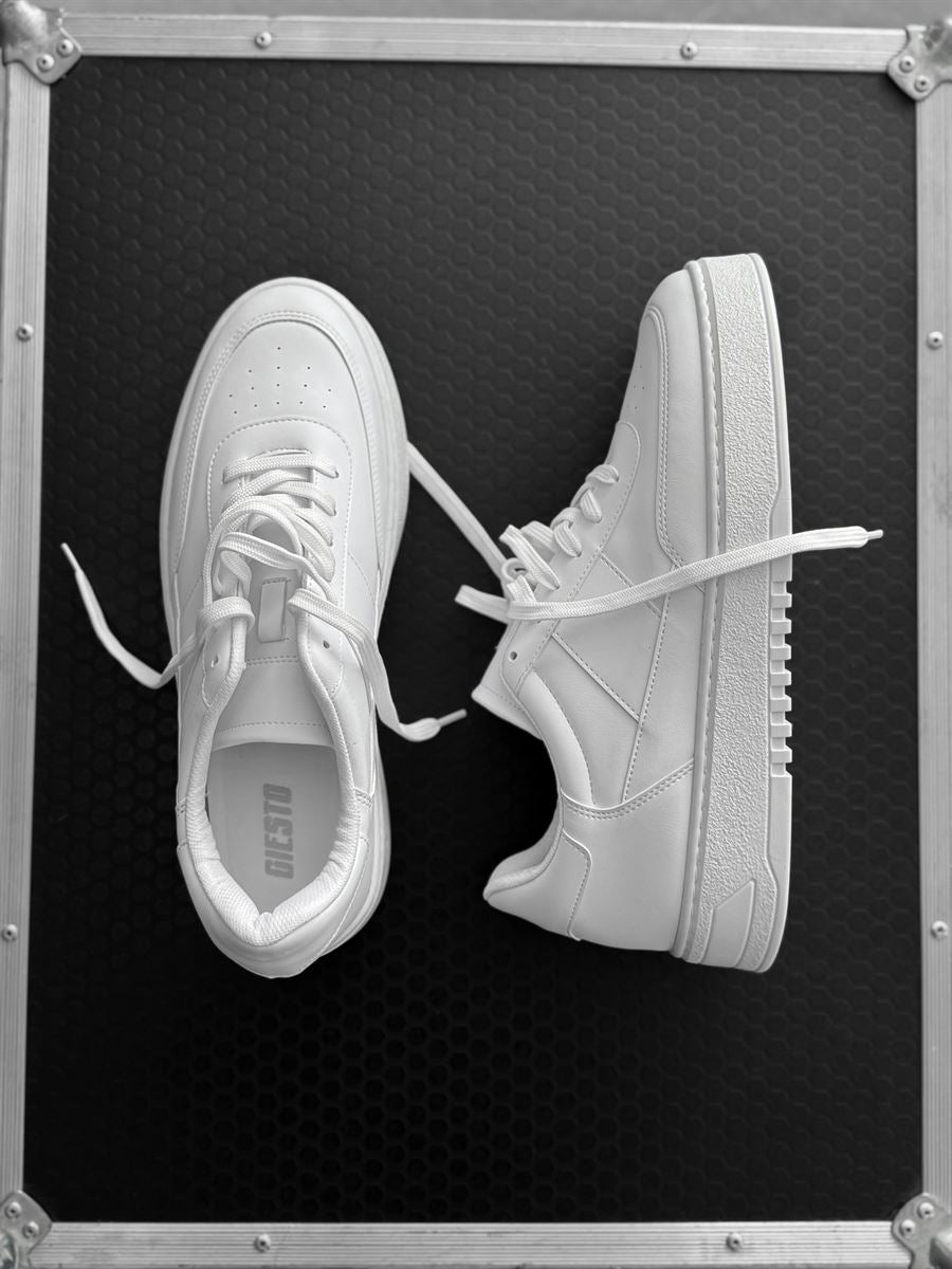 Faux Leather Sneakers