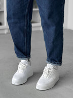 Faux Leather Sneakers
