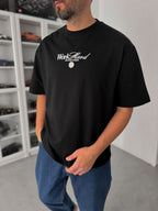 Black Old Money Back Print T-Shirt TW-1034