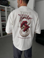 White Snake Print T-Shirt TW-1042