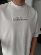 White Snake Print T-Shirt TW-1042