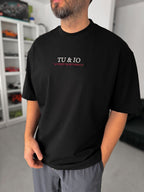 Black Snake Print T-Shirt TW-1042
