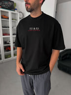 Black Snake Print T-Shirt TW-1042