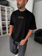 Black Snake Print T-Shirt TW-1042