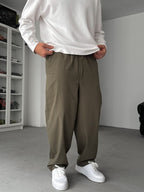 Khaki Slim Fit Trousers JJ-118