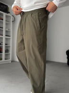 Khaki Slim Fit Trousers JJ-118