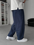 Navy Blue Slim Fit Trousers JJ-118