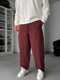 Burgundy Slim Fit Trousers JJ-118