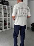 Off-white embroidered ribbed knit T-shirt TW-3341