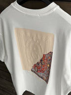 White Back Embossed Oversize T-Shirt SW-5084