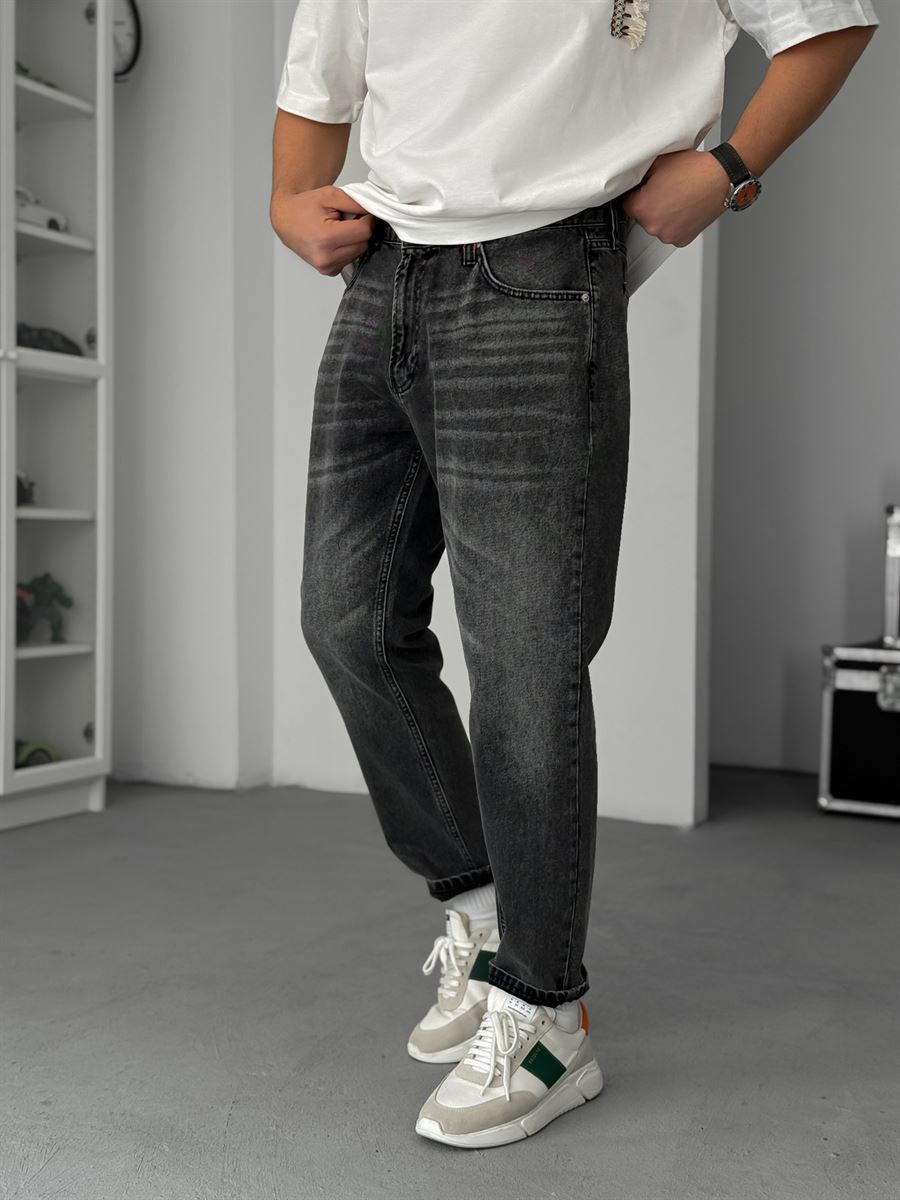 Anthracite Effect Boyfriend Jeans GJ-17045/17082