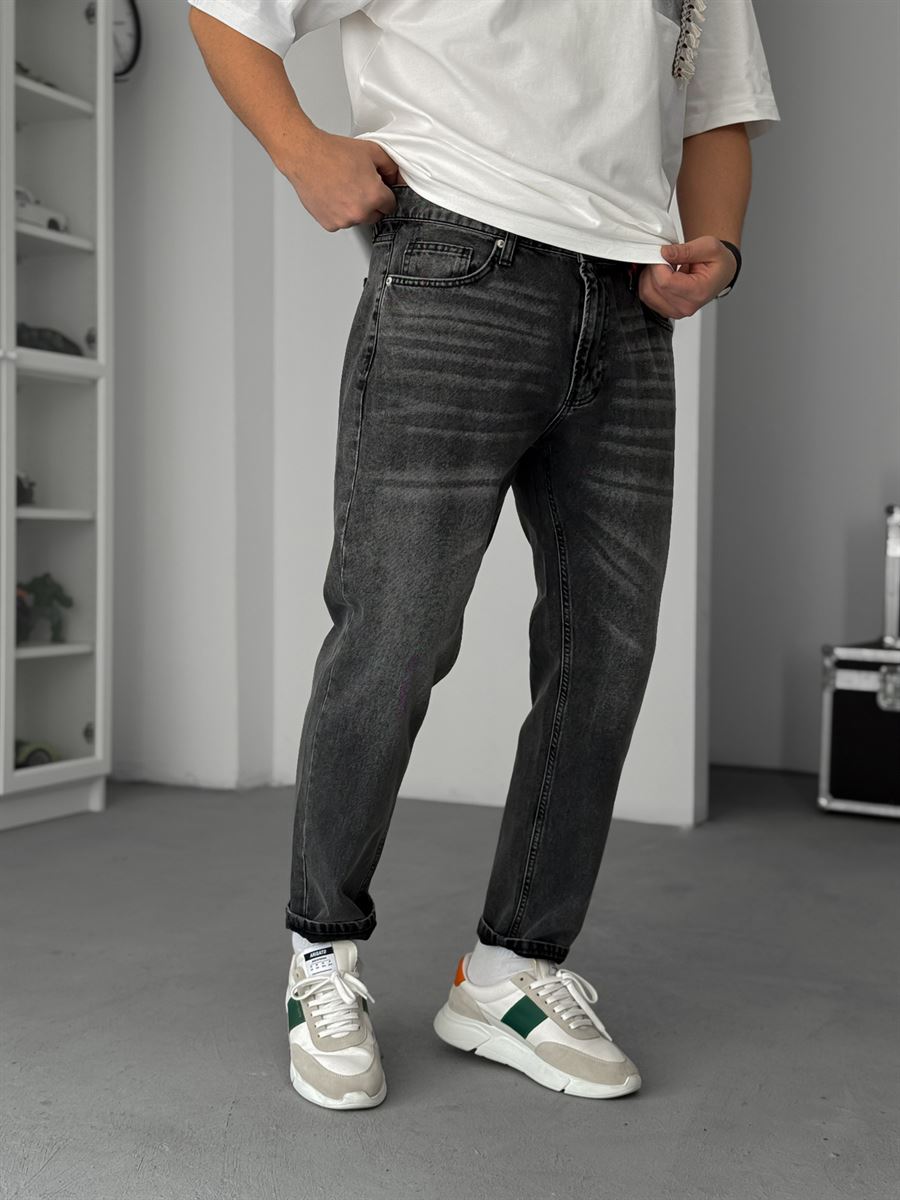 Anthracite Effect Boyfriend Jeans GJ-17045/17082