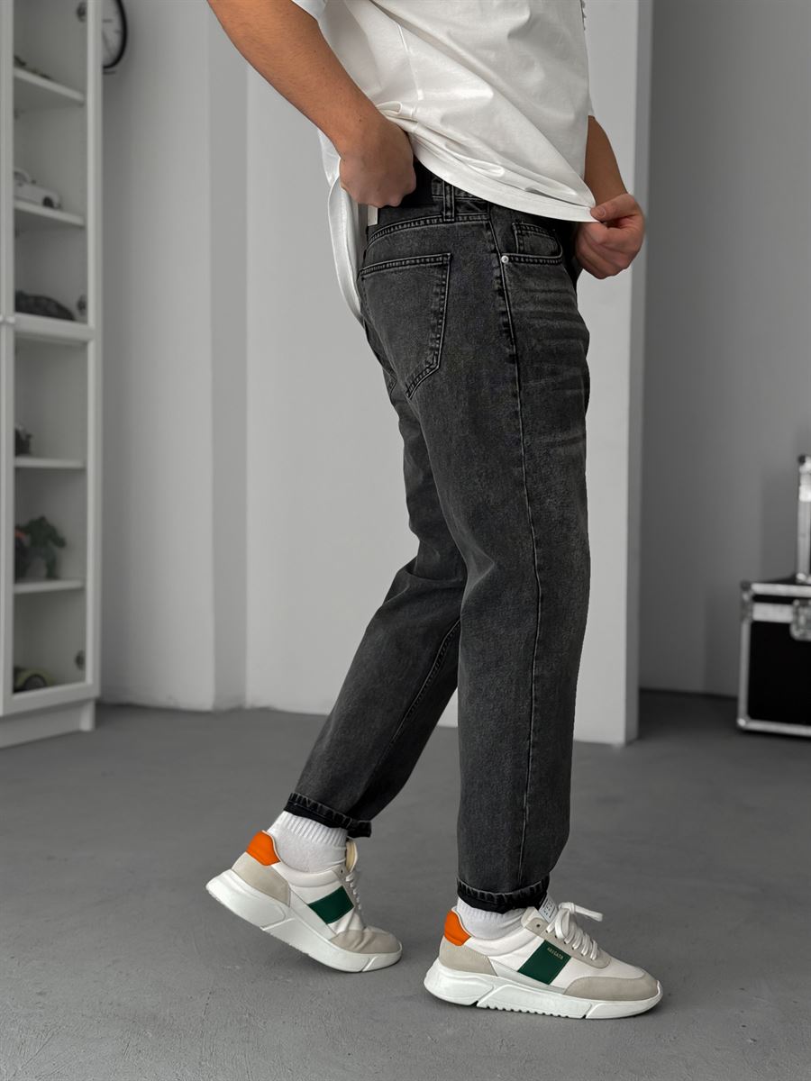 Anthracite Effect Boyfriend Jeans GJ-17045/17082