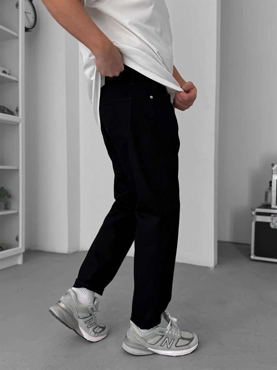 Black Basic Boyfriend Jeans GJ-17082