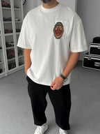 White Mirror Carpet Oversize T-Shirt SW-5092