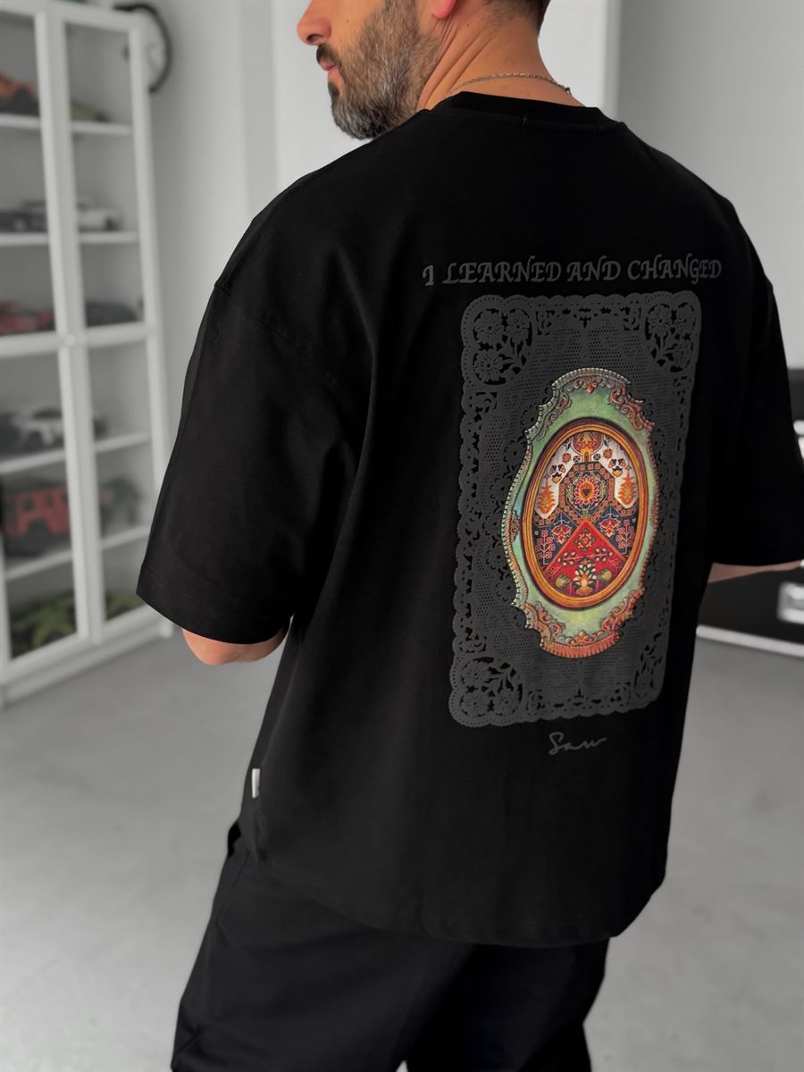 Black Mirror Carpet Oversize T-Shirt SW-5092