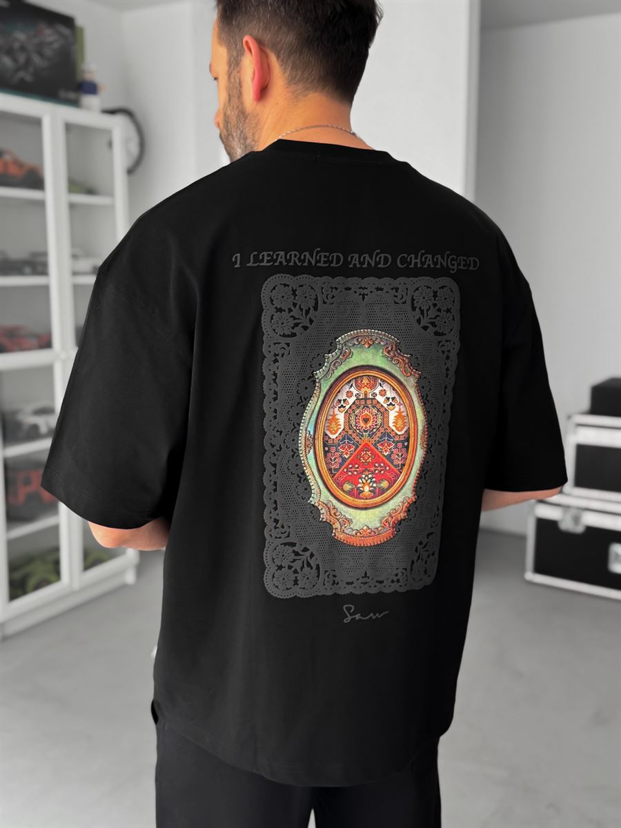 Black Mirror Carpet Oversize T-Shirt SW-5092