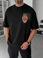 Black Mirror Carpet Oversize T-Shirt SW-5092