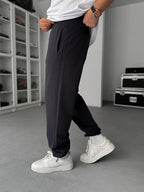 Smoked Stopper Leg Baggy Sweatpants JJ-711