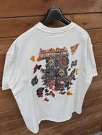 White Authentic Embroidered Oversize T-Shirt SW-5079