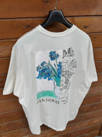 White Flowerpot Embroidered Oversize T-Shirt SW-5141