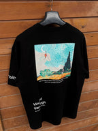 Black Kite Patch Oversize T-Shirt SW-5143