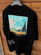 Black Kite Patch Oversize T-Shirt SW-5143