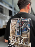 Black Authenticity Printed Oversize T-Shirt TW-1173