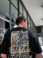Black Authenticity Printed Oversize T-Shirt TW-1173