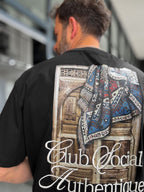 Black Authenticity Printed Oversize T-Shirt TW-1173