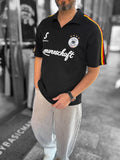 Black Two-Thread T-Shirt with Germany Emblem RES-1055