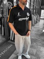 Black Two-Thread T-Shirt with Germany Emblem RES-1055
